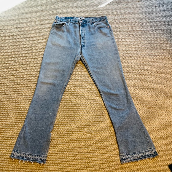 Re/Done Levi The Elsa Jeans Sz 30 inseam 33